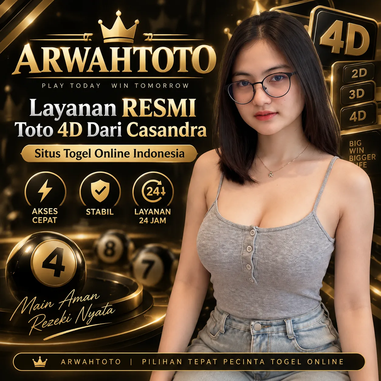 ARWAHTOTO 🚀 Layanan RESMI Toto 4D Dari casandra Situs Togel Online Indonesia