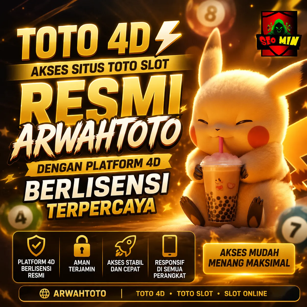 TOTO 4D ⚡️ Akses Situs Toto Slot Resmi ARWAHTOTO Dengan Platfrom 4D Berlisensi Terpercaya