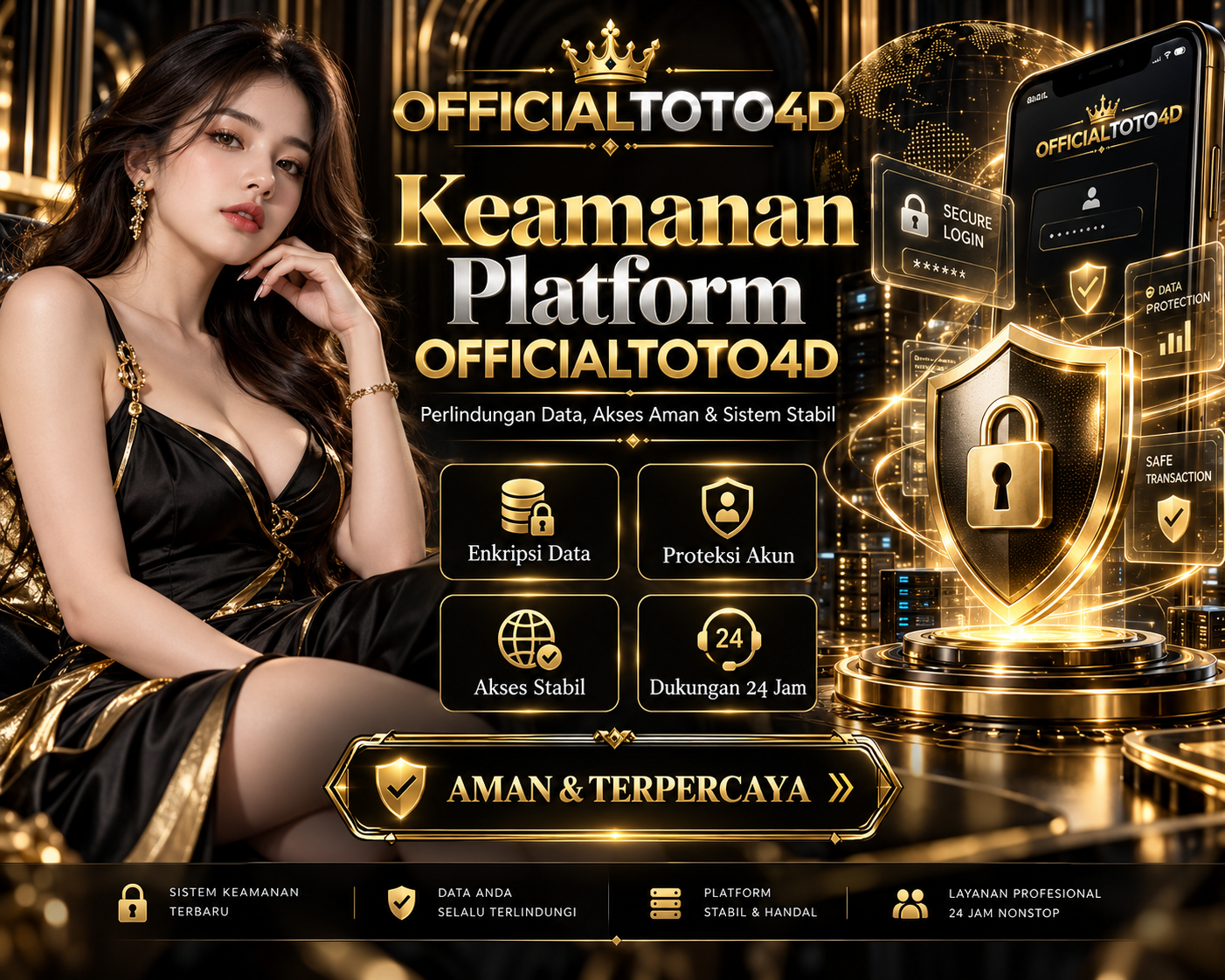 Ilustrasi tips keamanan digital